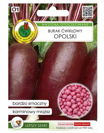 Punajuuri Opolski 100 siementä, hedelmällinen lajike, jolla on erinomainen maku