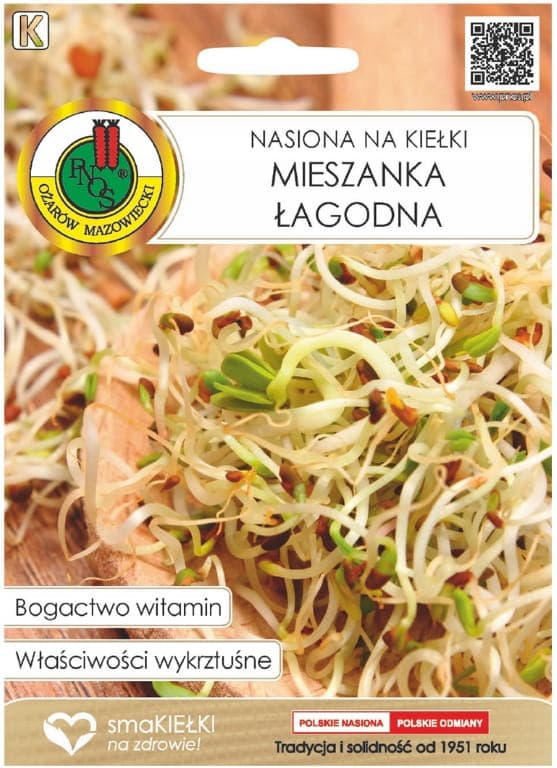 Groddande frön 30 g En mild och aromatisk blandning