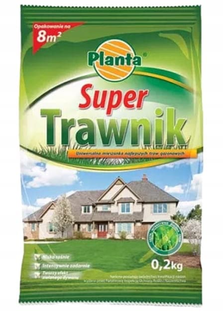 Gräsblandning för gräsmattor 200g Super Lawn