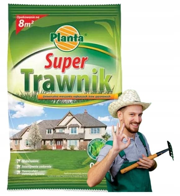 Gräsblandning för gräsmattor 200g Super Lawn