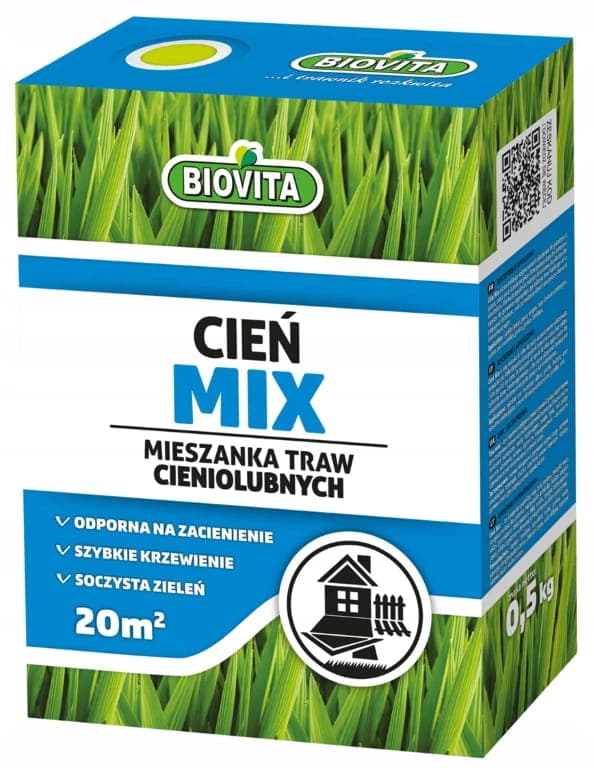 Gräsblandning Cieńmix 0,5 kg Gräsmatta för skuggade platser, skuggtålig