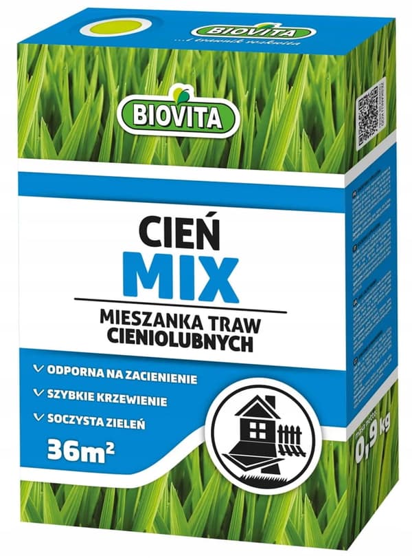Gräsblandning Cieńmix 0,9 kg Gräsmatta för skuggade platser, skuggtålig
