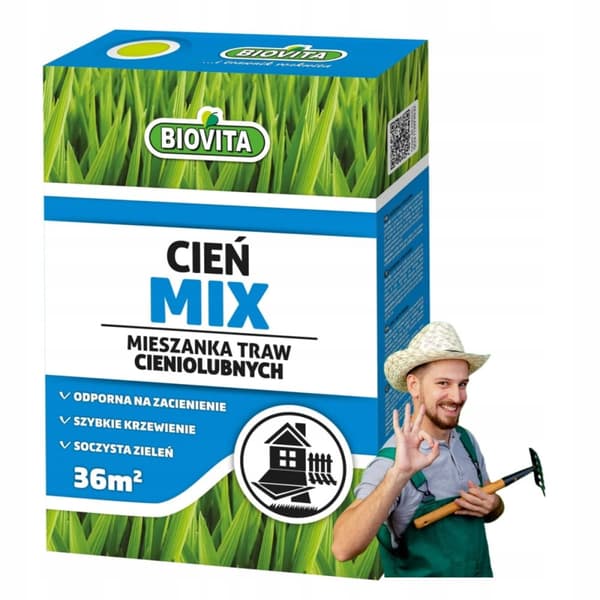 Gräsblandning Cieńmix 0,9 kg Gräsmatta för skuggade platser, skuggtålig