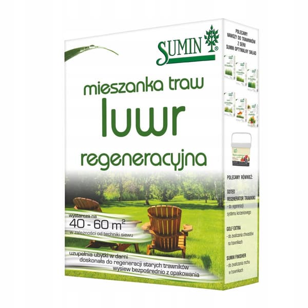 SUMIN Itsepaksuuntuva uudistava nurmi Luwr GARDEN 1 kg