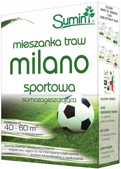 SUMIN MILANO itsetiivistyvä urheilunurmijauhe 1 kg