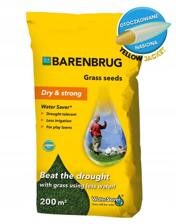 Barenbrug-heinäkasvi VEDENSÄÄSTÄJÄ 5 kg KUIVILLE ALUEILLE PÄÄLLYSTETTYJÄ SIEMENIÄ