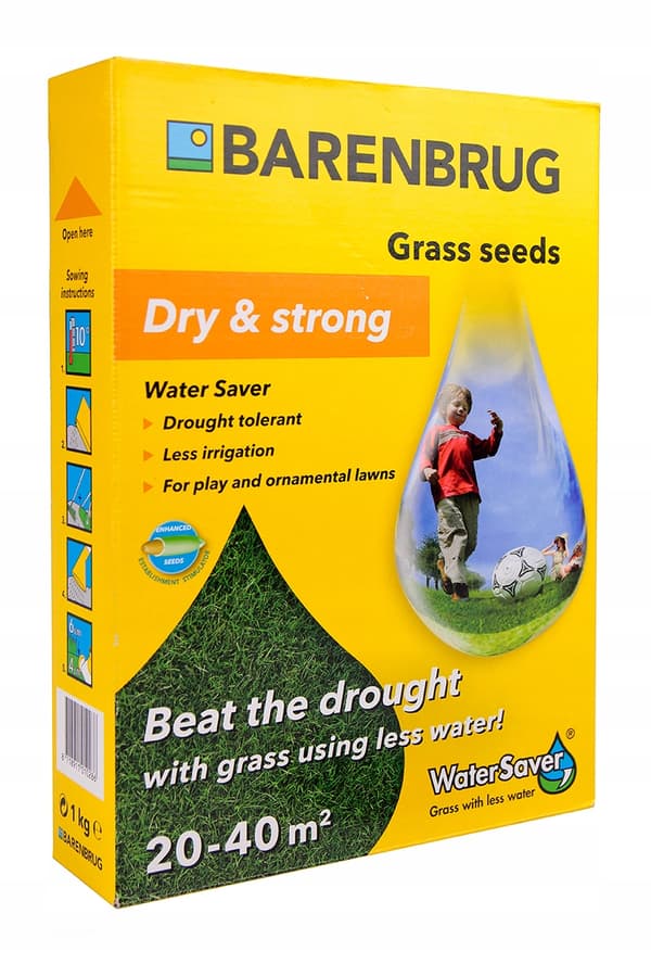 Barenbrug-heinä VEDENSÄÄSTÄJÄ 1KG EI KASVELTAVAT PÄÄLLYSTETTYJÄ SIEMENIÄ