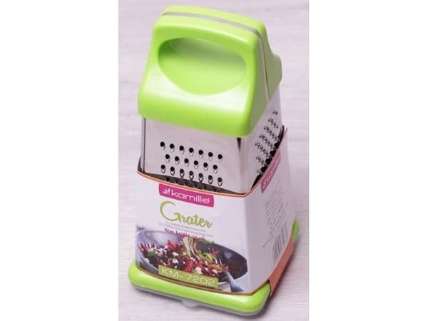 Kamille 4-sided grater made of stainless steel with a container Kamille KM-7202