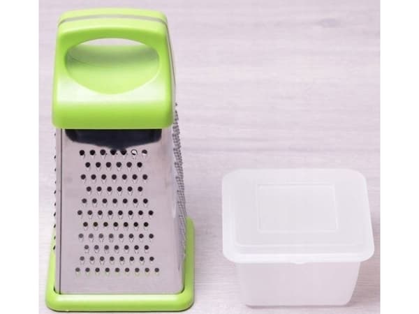 Kamille 4-sided grater made of stainless steel with a container Kamille KM-7202