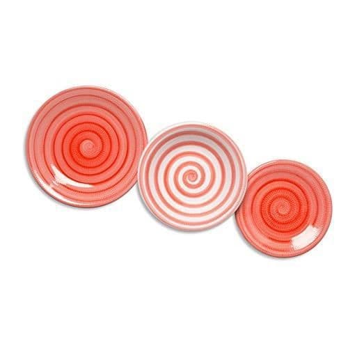 Excelsa Old Italy Service dassiettes rouge - 62957