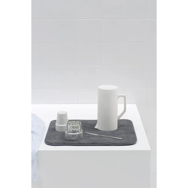 Brabantia - Dräneringsmatta av mikrofiber, mörkgrå - 117626
