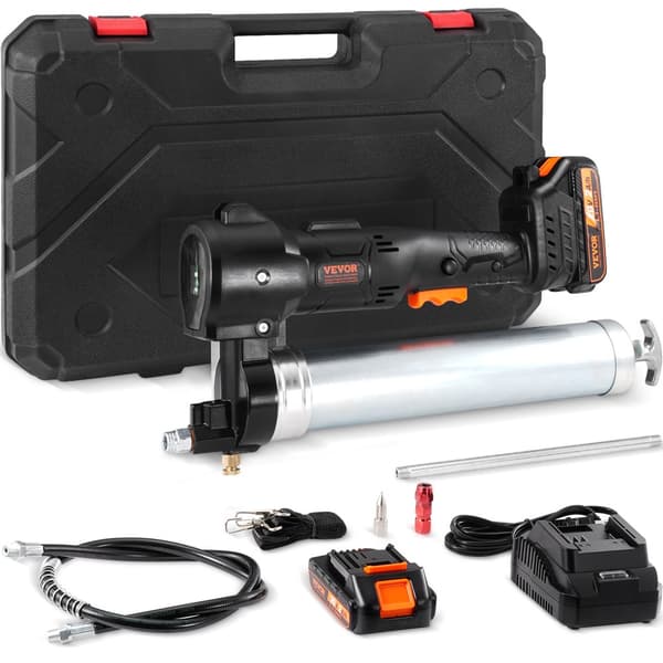 VEVOR Sladdlös Fettpistol, Högtryck 10 000 PSI, Effektiv Oljeutmatning, Lång Räckvidd 39" Slang