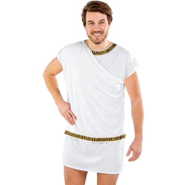 Antik kostume mand hvid S