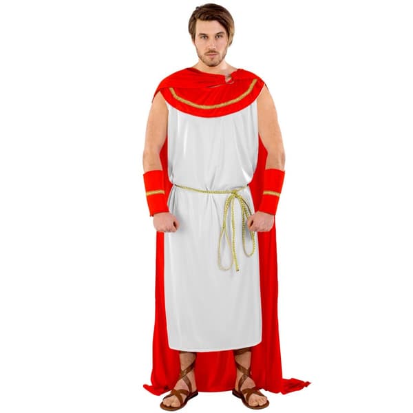 Romeren Tiberius kostume Rød M