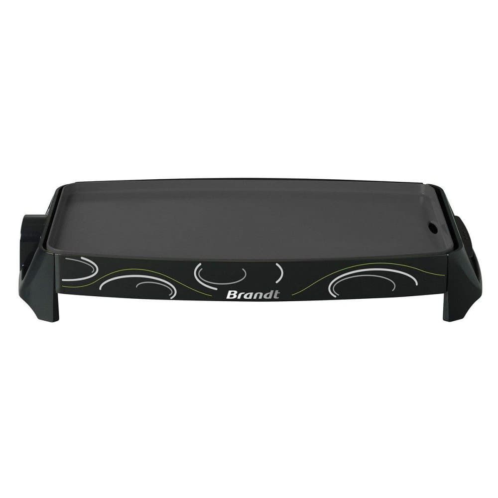 Grill hotplate Brandt PLA1322N Black 2200 W (46 x 25,5 CM)