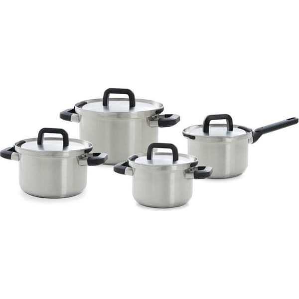 BK Flow Cool Pan Set 4-delt rustfrit stål