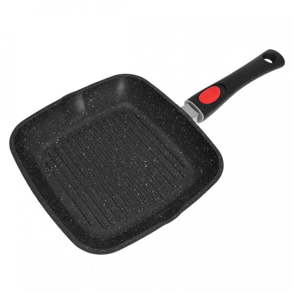 GRANIT GRILLPANA 24cm KINGHOFF KH-1510 AVTAGBART HANDTAG