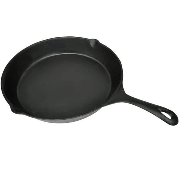 vidaXL Gjutjärnspanna grill 30 cm rund -  Bordsgrillar & grillpannor