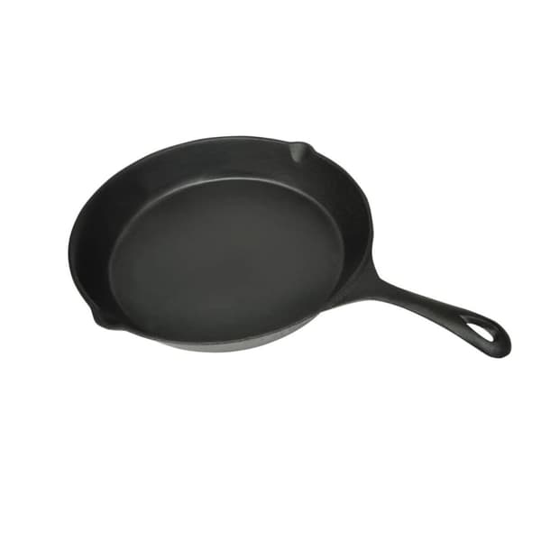 vidaXL Gjutjärnspanna grill 30 cm rund -  Bordsgrillar & grillpannor