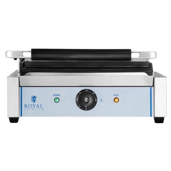 Kontakt PANINI 2200W 230V dubbelsidig slät kontaktgrill Royal Catering