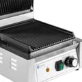 Miniatyrbild 3 av 6: Ribbstickad elektrisk kontaktgrill 23 x 22 cm 1800 W