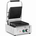 Miniatyrbild 2 av 6: Ribbstickad elektrisk kontaktgrill 23 x 22 cm 1800 W