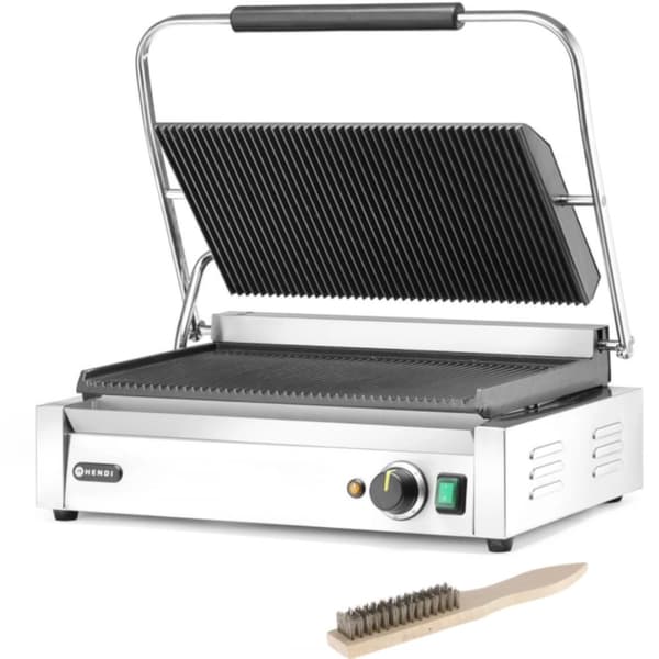 Pianini XL sähkökontaktigrilli 548 x 415 mm 2700 W - Hendi 263624