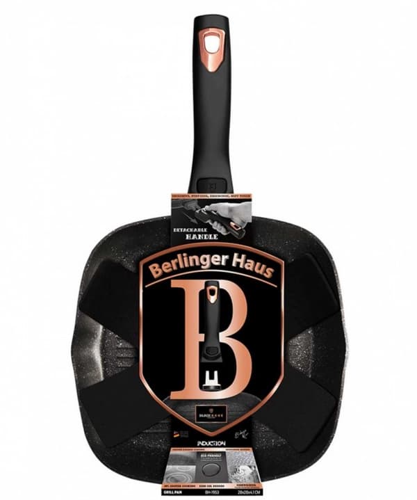 GRILLPANDE 28cm BERLINGER HAUS BLACK ROSE BH-1953