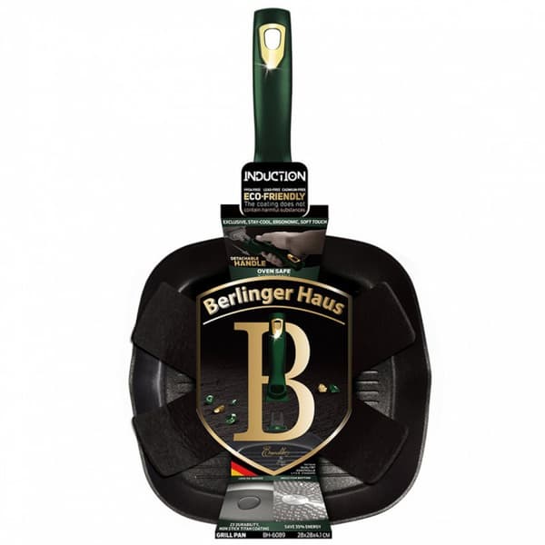 GRILLPANDE 28cm BERLINGER HAUS BH-6089 EMERALD