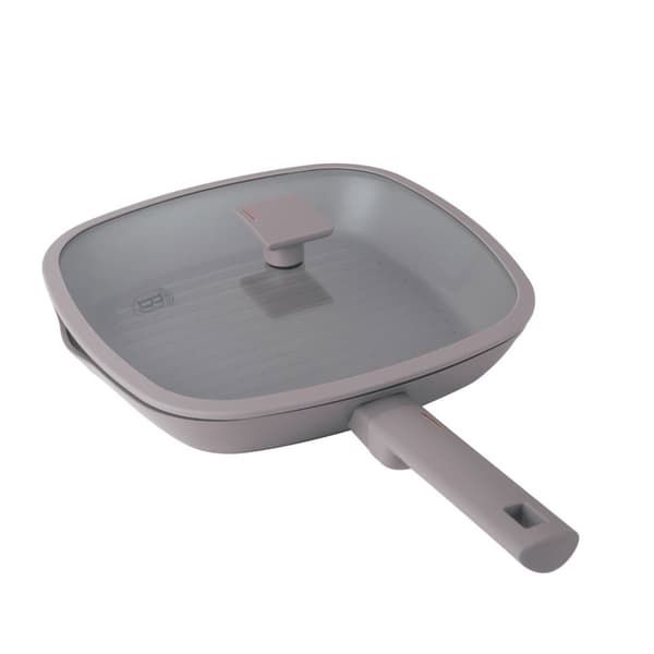 TITANIUM GRILLPANA MED LOCK 28cm BERLINGER HAUS BH-8097 TAUPE
