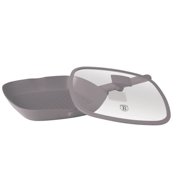 TITANIUM GRILLPANA MED LOCK 28cm BERLINGER HAUS BH-8097 TAUPE