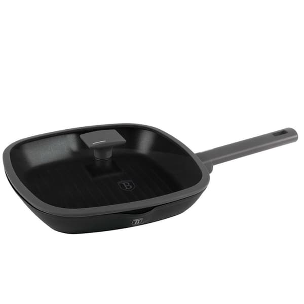 TITANIUM GRILLPANA MED LOCK 28cm BERLINGER HAUS BH-8127 ANTRACIT