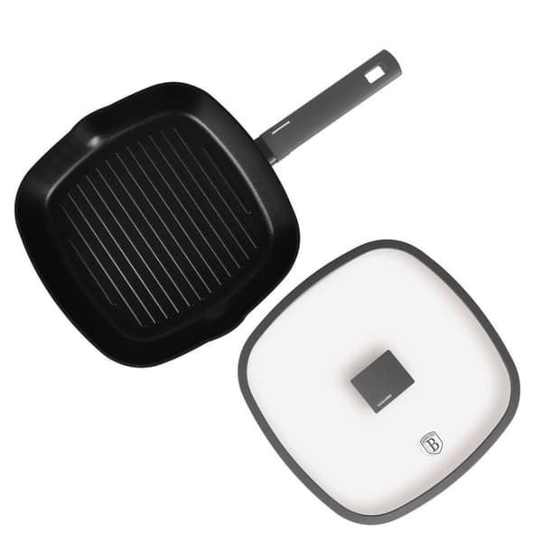 TITANIUM GRILLPANA MED LOCK 28cm BERLINGER HAUS BH-8127 ANTRACIT