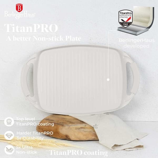TITANIUM GRILLPLATTA 47cm BERLINGER HAUS BH-8077 SAHARA