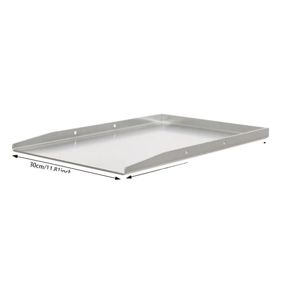 Rustfrit Stål Grillpande, Nem at Rengøre, Holdbart Design,45cm