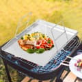 Miniatyrbild 4 av 4: Rostfritt Stål Grillplatta, Stort Tillagningsområde, Diskmaskinssäker, Hållbar Design