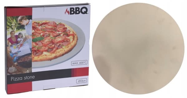 Pizzan paistokivi kerma 33 cm 600 astetta