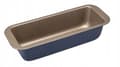 Miniatyrbild 3 av 3: Bakform, non-stick, 26x9,5x7 cm, marinblå och guld