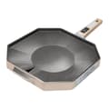 Miniatyrbild 2 av 2: Campinggrillplatta, hållbart rostfritt stål, non-stick yta,Khaki