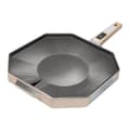 Miniatyrbild 1 av 2: Campinggrillplatta, hållbart rostfritt stål, non-stick yta,Khaki