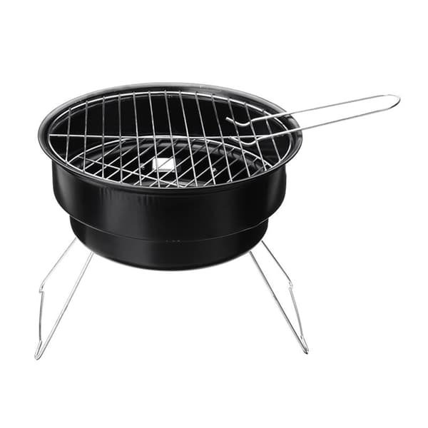 Liten & Kraftfull Portabel Grill – Perfekt för Picknick & Camping!