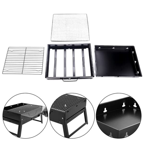 Portabel Grill - Bärbar & hopfällbar minigrill
