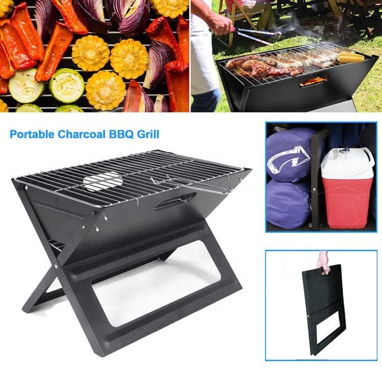 Portabel Grill - Deluxe Ihopfällbar