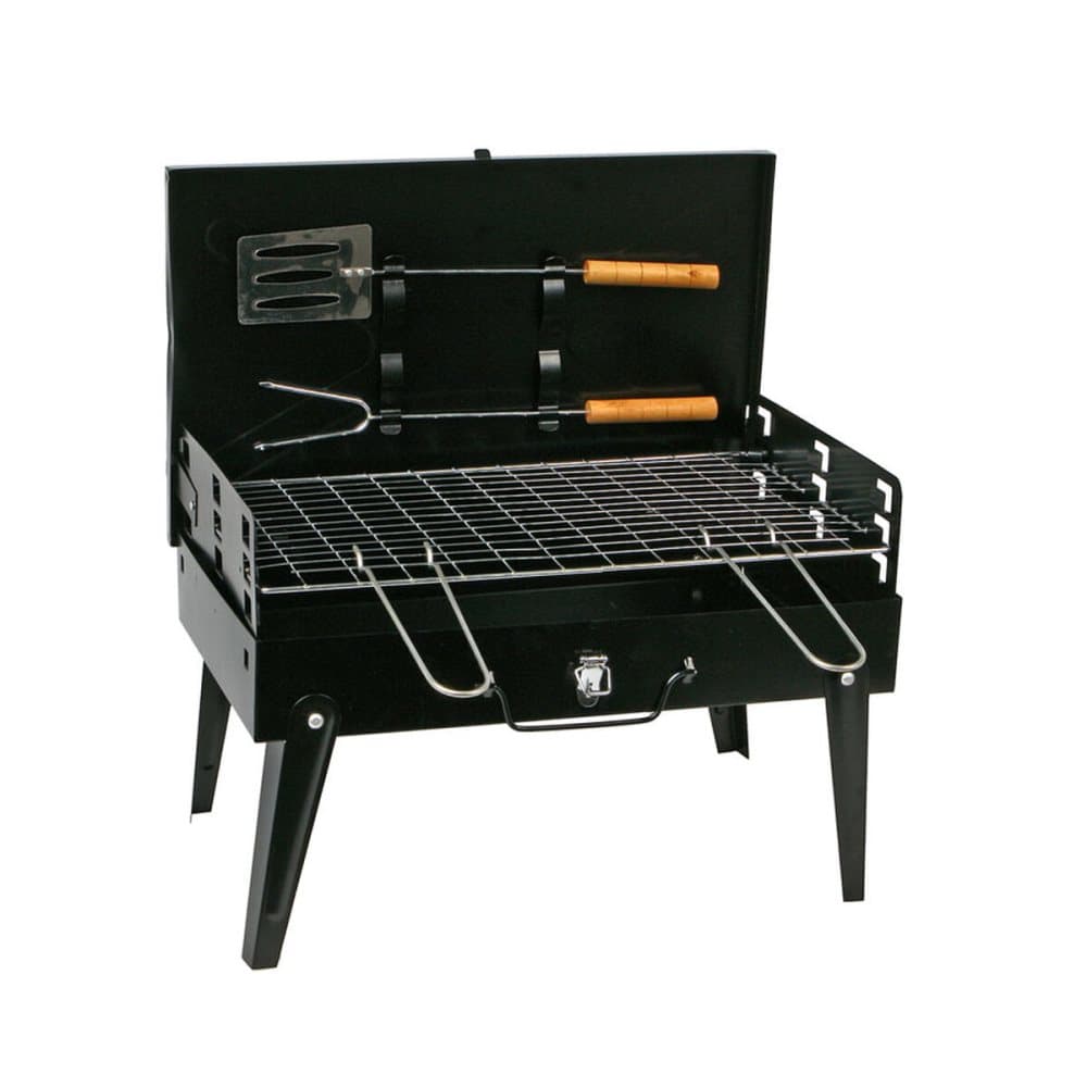 Bärbar Grill 44 x 27 x 21,5 cm Svart