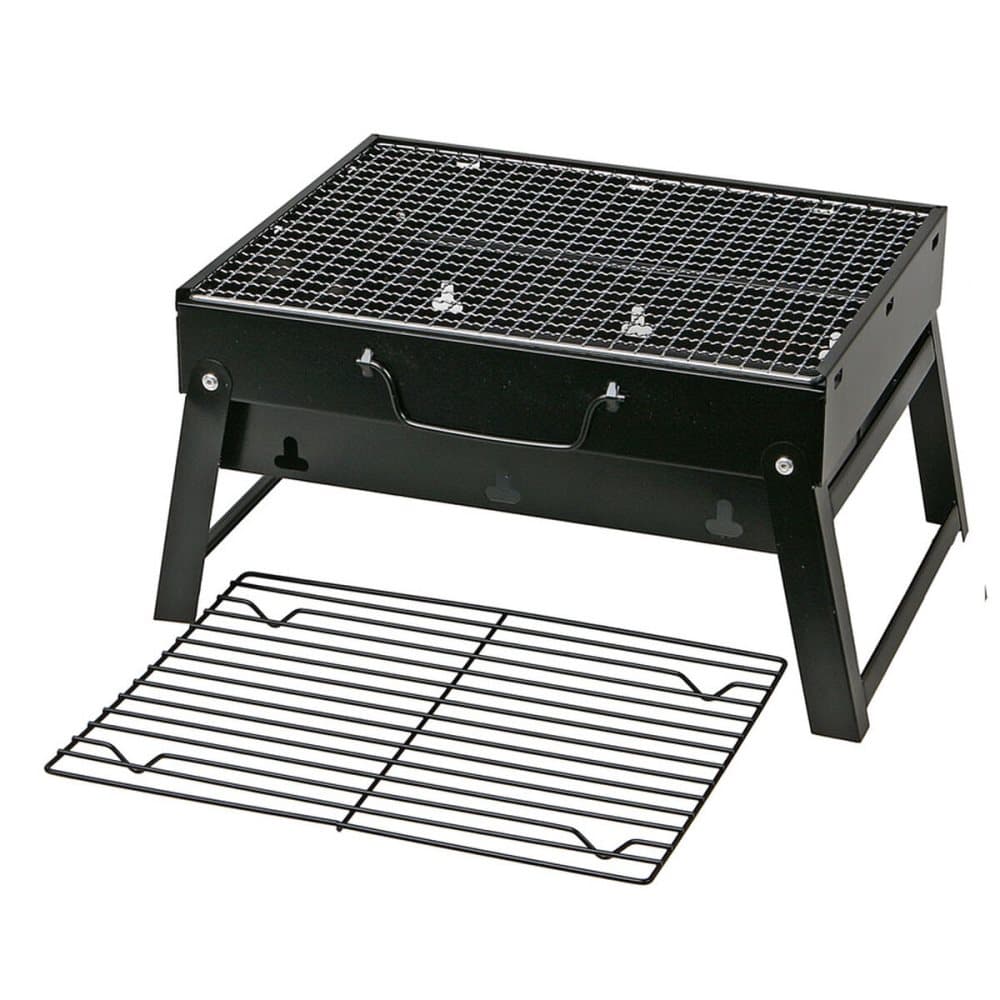Bärbar Grill 35 x 27 x 20 cm Svart