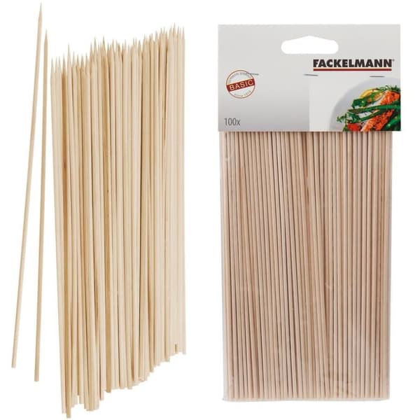 Fackelmann Træspyd 20 cm 100 Stk