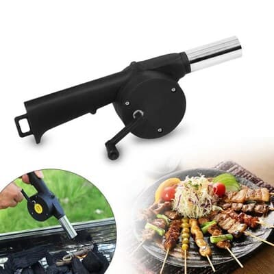 Grillfläkt handvev luftfläkt grill