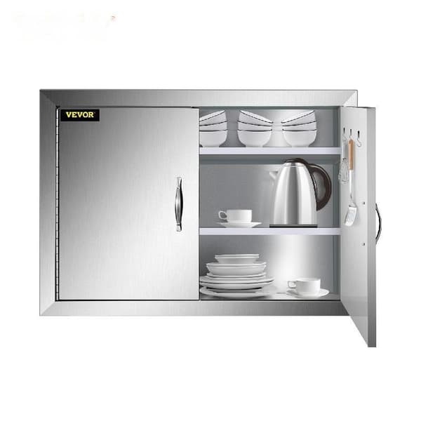 Rostfritt stål BBQ-ödörr - Antikorrosion, magnetblock & utsökta handtag 31x31-inch