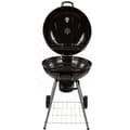 Miniatyrbild 6 av 6: Kolgrill med hjul Aktive Aluminium Emaljerad metall Edények 57 x 86 x 57 cm Svart