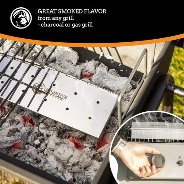 Smoker Box Rostfritt Stål MOUNTAIN GRILLERS
